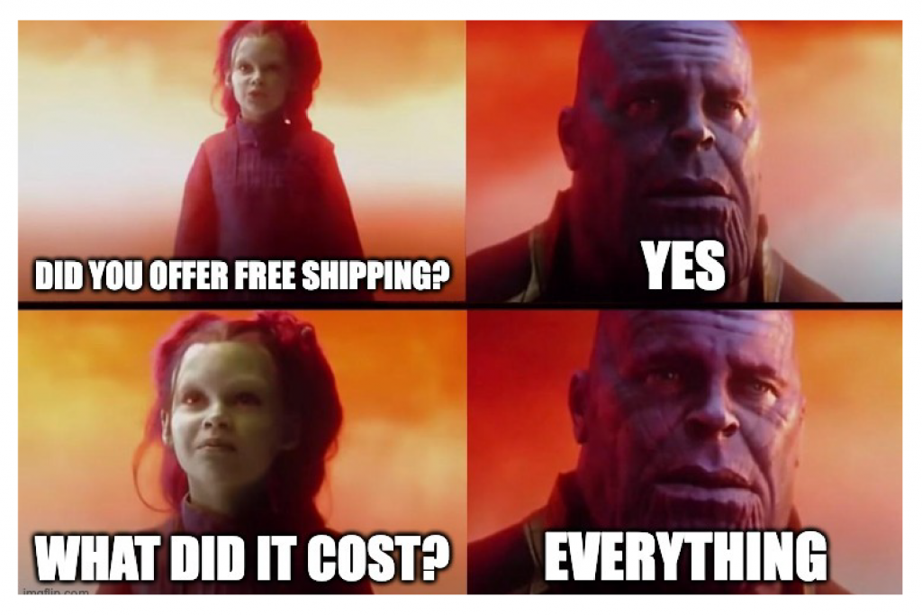 free shipping is not free 