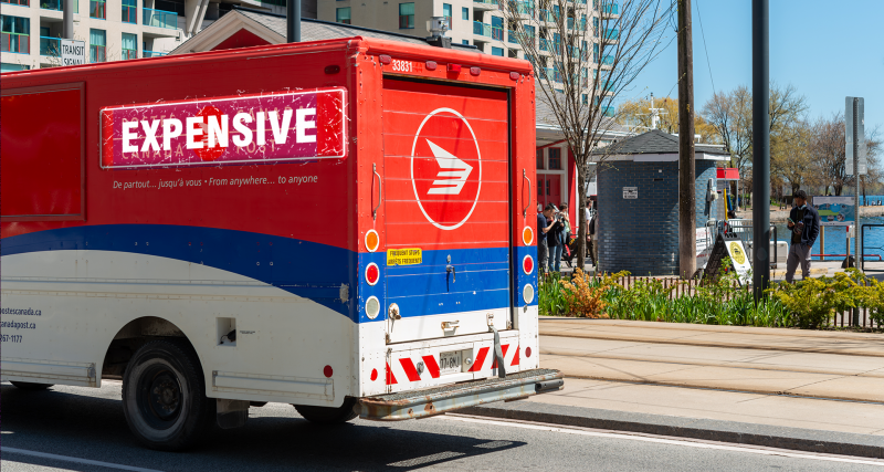 Image of Canada Post truck