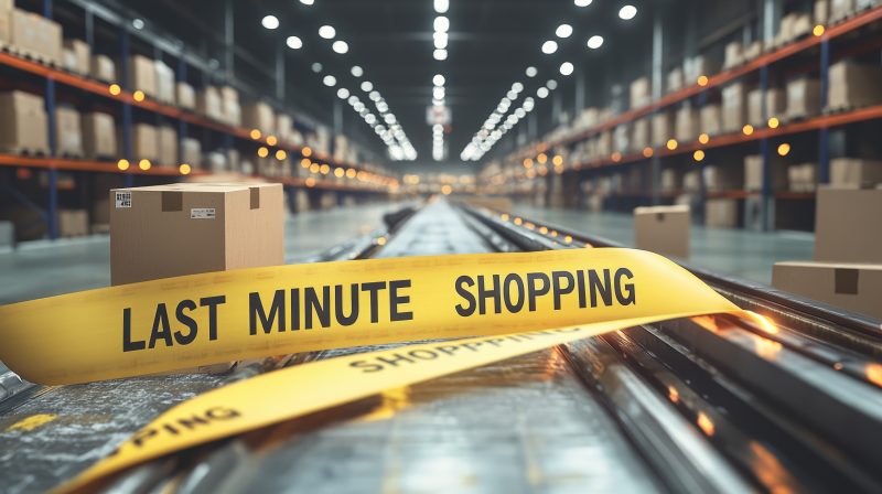 Last minute shoppers and carriers cut-off